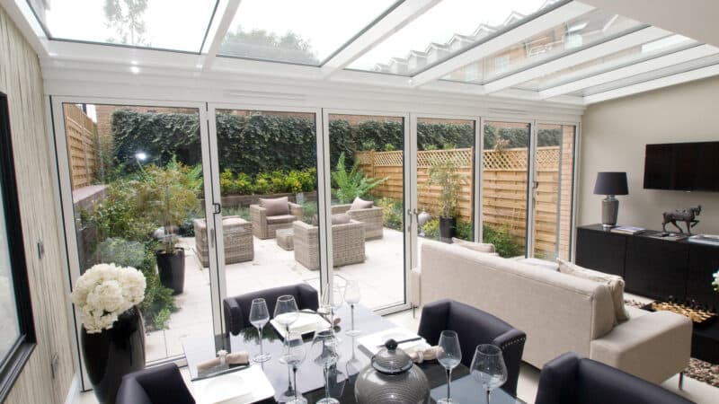 Advanced thermally-broken glass lean-to roofs