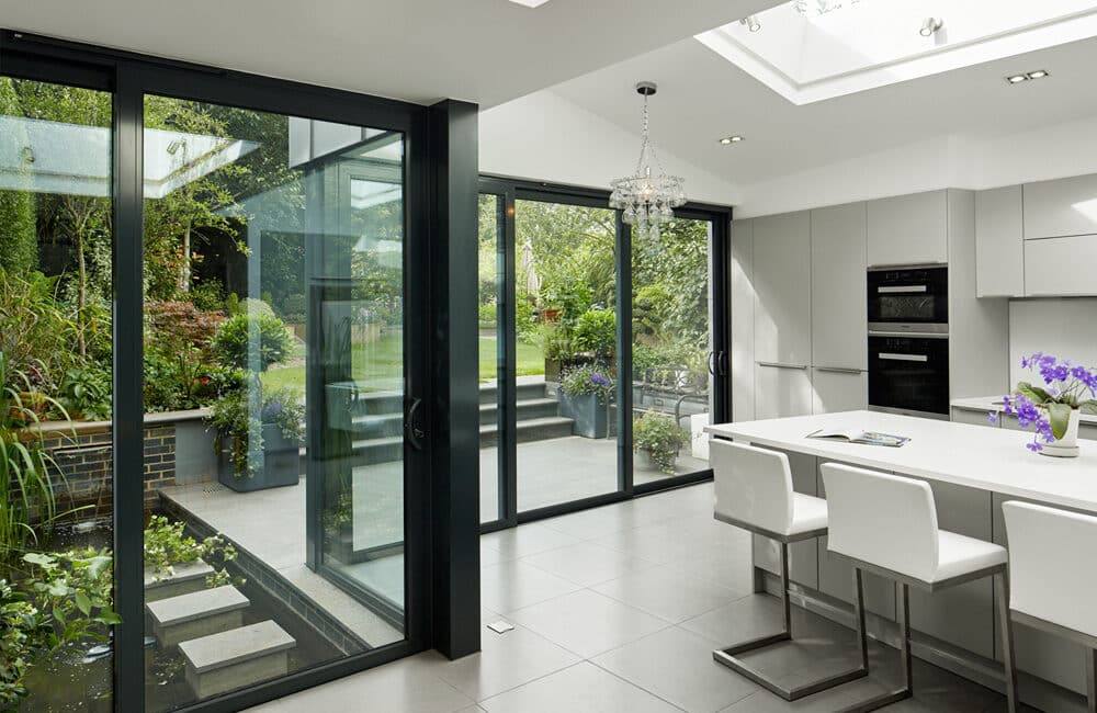 An eye-catching North London zinc-clad extension