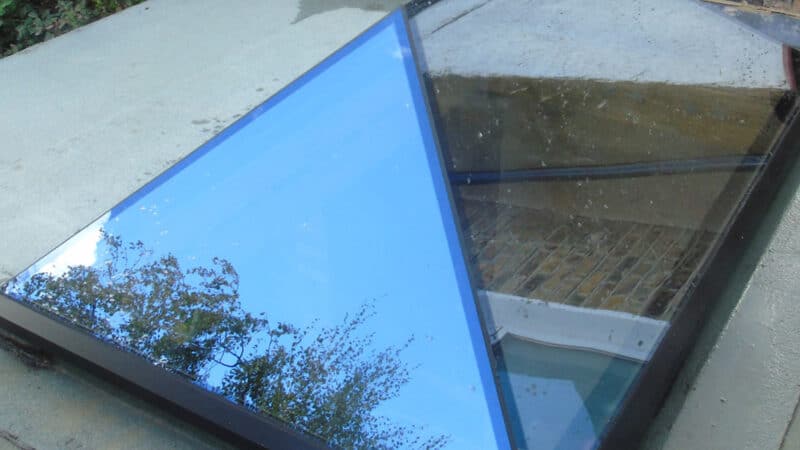 Contemporary glass roof lanterns