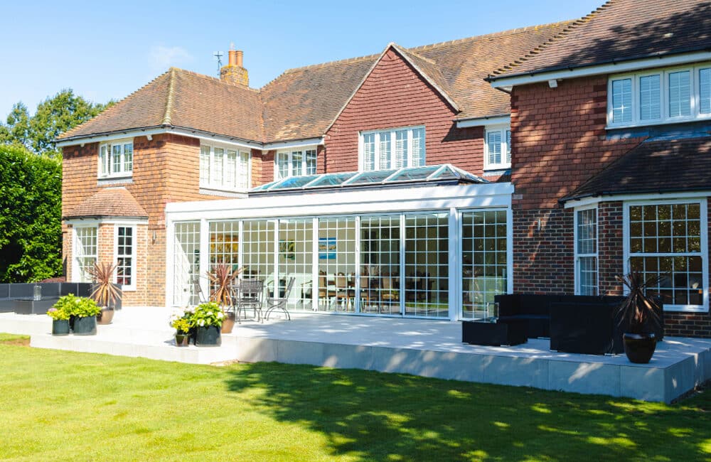 A Georgian style bifold door solution for this Kent home