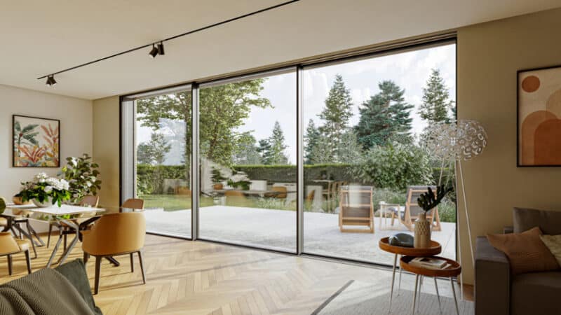 Premium German designed aluminium sliding doors