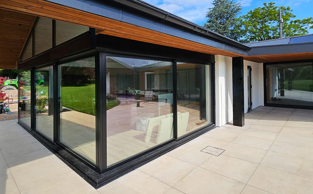 Modern family home with views over rolling Gloucestershire countryside